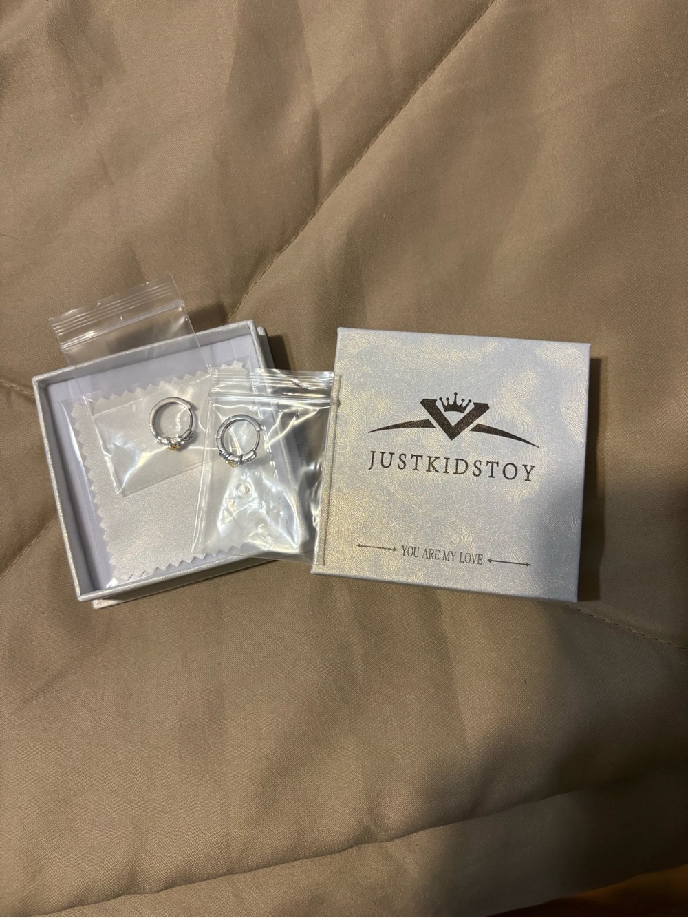 Justkidstoy Silver Kids Hoop Earrings - Petite Silver Hoops